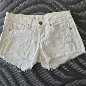White Denim Women's Shorts